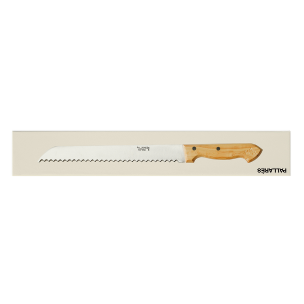 250mm Bread Knife Box Wood Handle