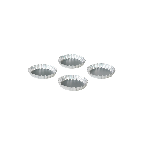 9cm Continental Flan Loose Base (Pack of 4)